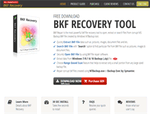 Tablet Screenshot of bkfrecovery.net